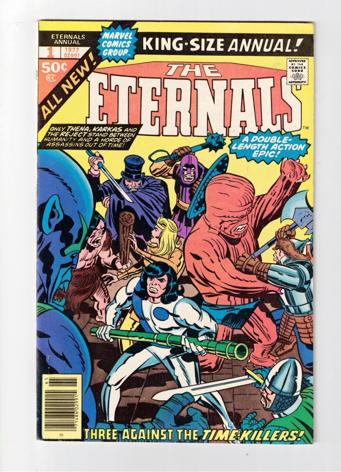 Eternals King Size Annual #1 - 1977 The Time Killers Marvel Comics