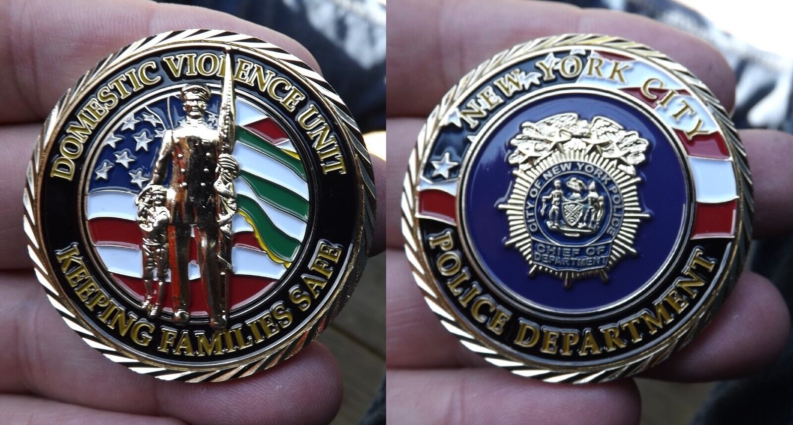 NYPD Domestic Violence Unit Police Department Challenge Coin