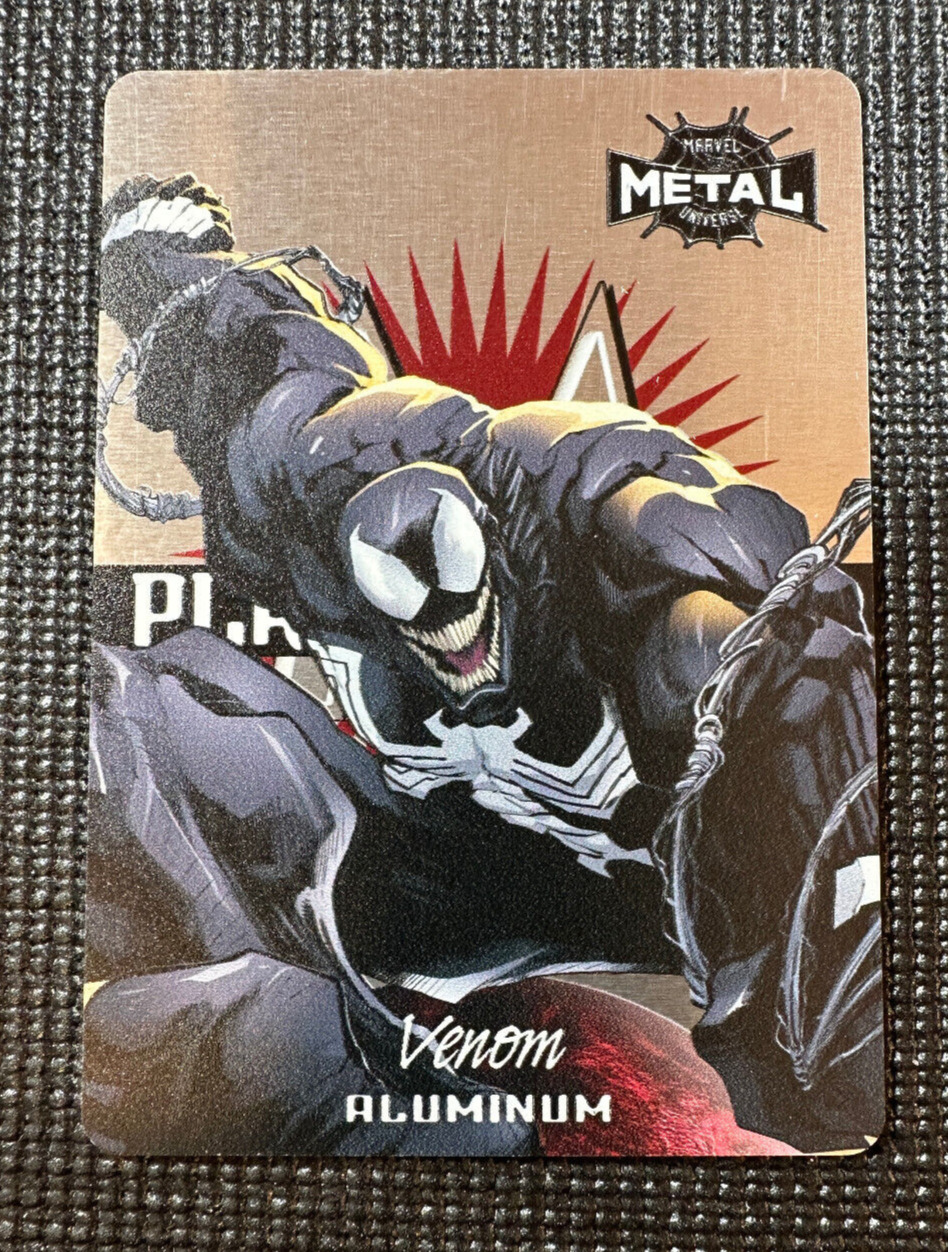 2021 Marvel Metal Universe Spider-Man - Planet Metal Aluminum - Venom - NM/M
