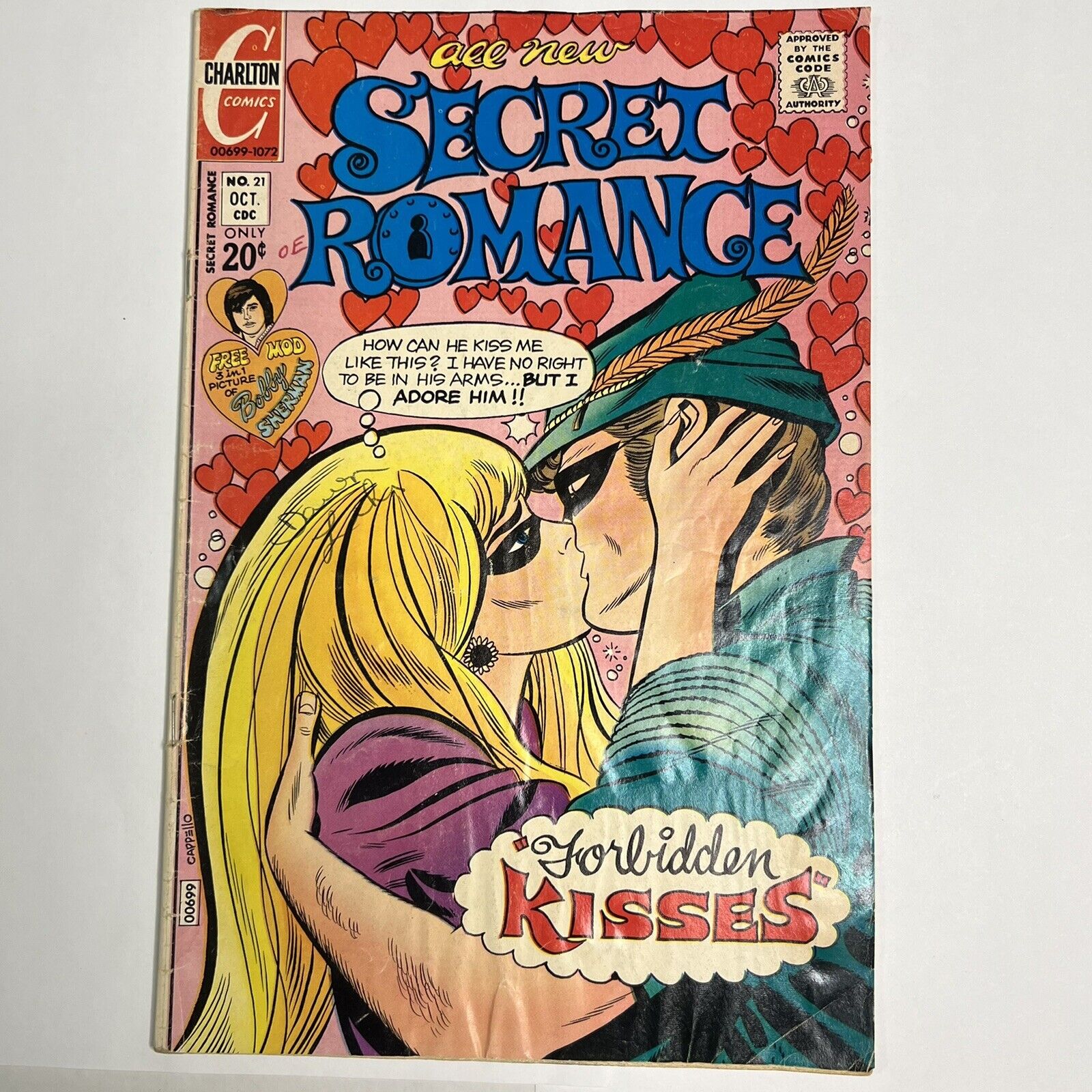Secret Romance #21  1972 - Charlton  -VG - Comic Book