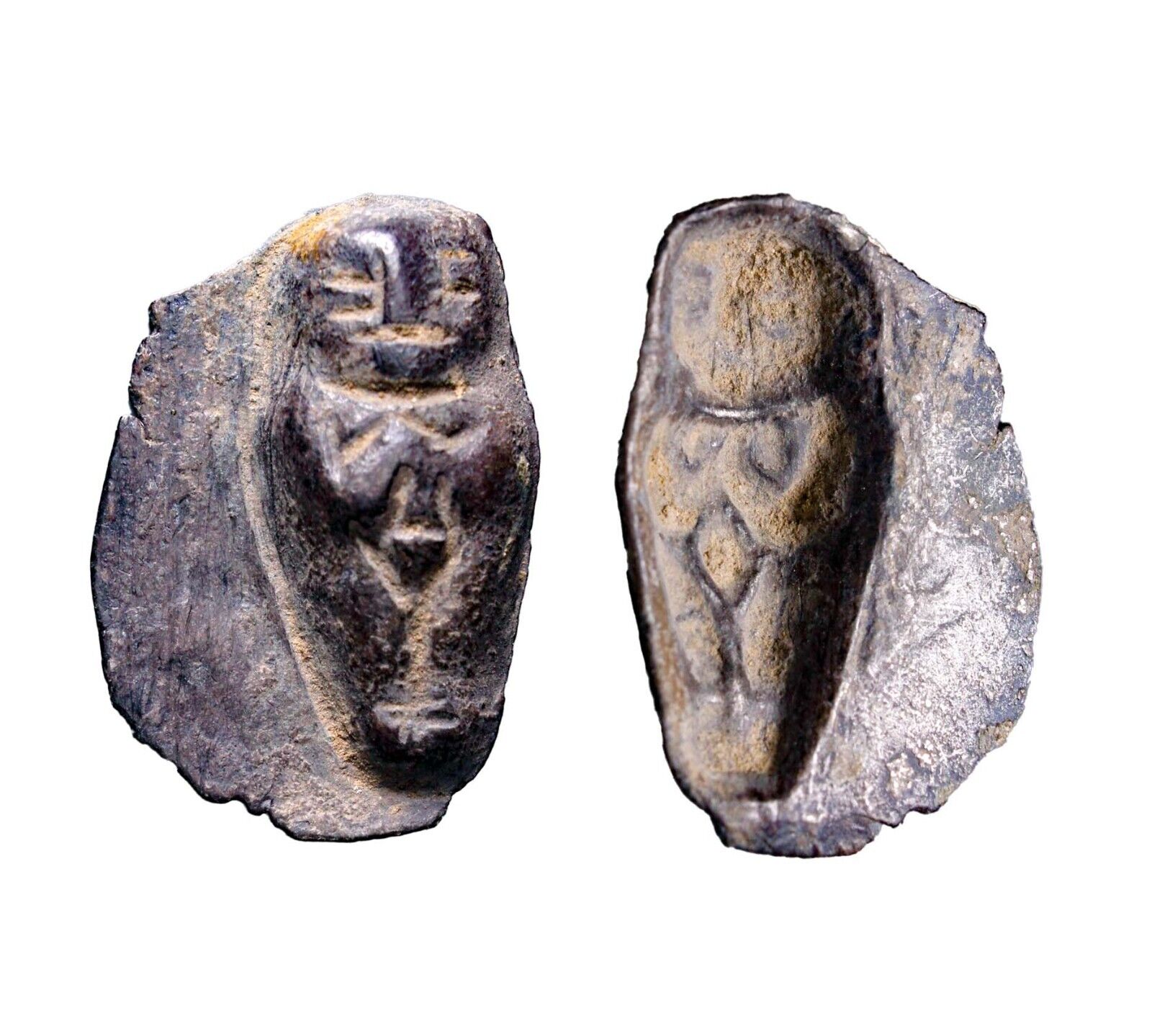 Judaea Antiquity RARE Canaanite 12th century BCE SILVER RARE Idol of Baal God