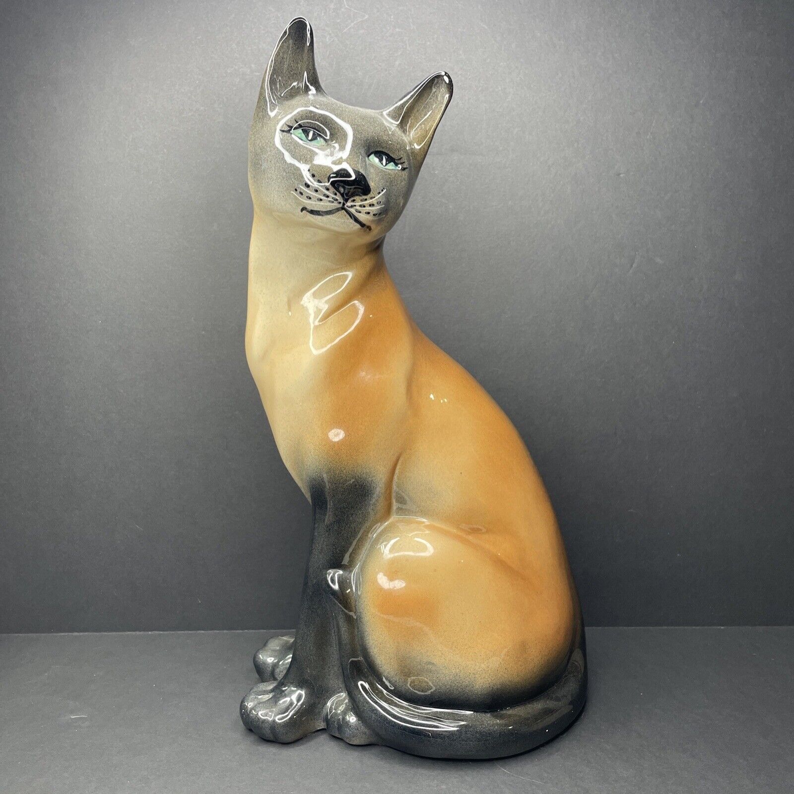 Vintage 1960s LARGE Siamese Cat 16\