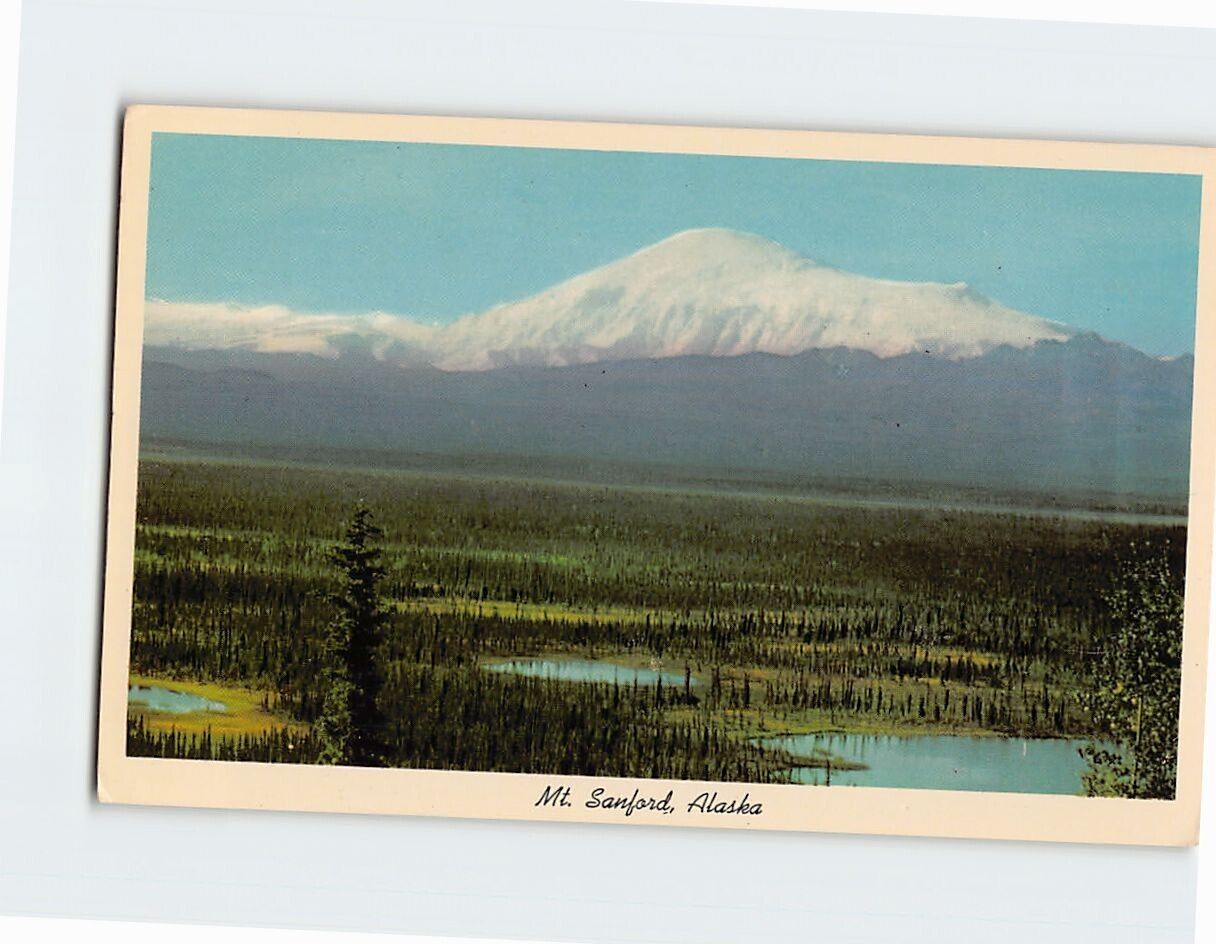 Postcard Mt. Sanford, Alaska