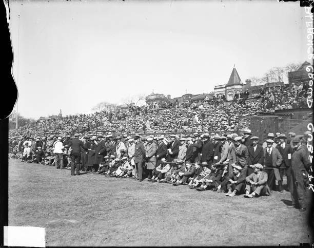 Crowd At Wrigley Field Chicago Illinois 1929  - Old Photo