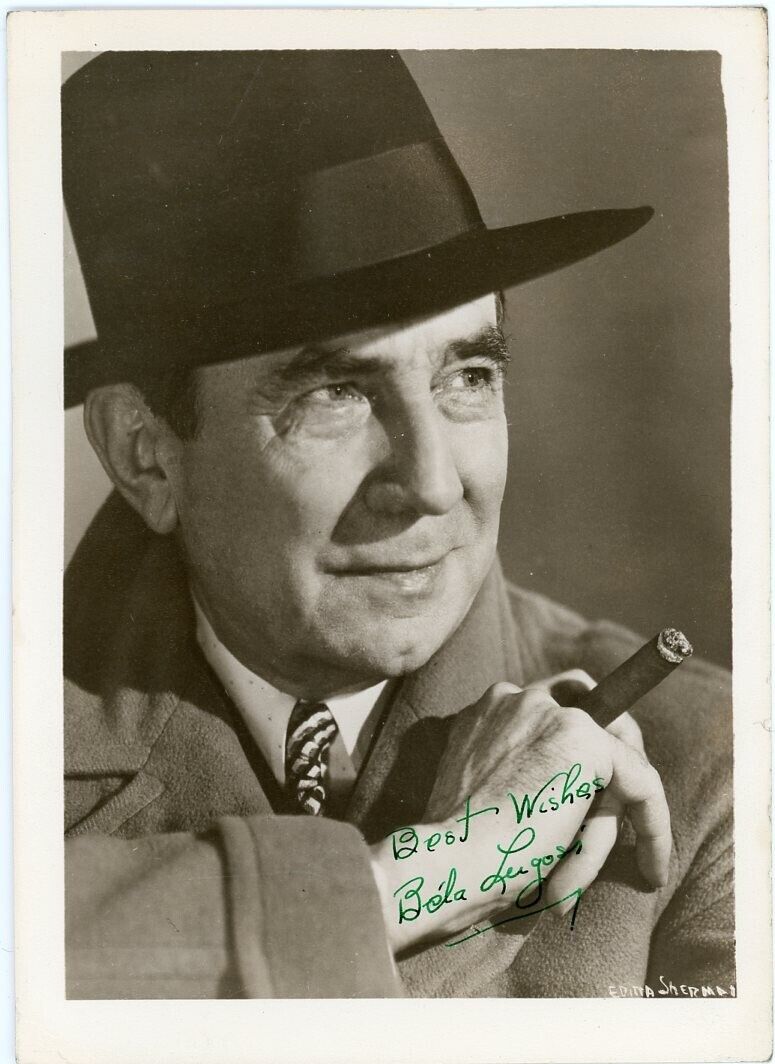 Bela Lugosi- Hand Signed Vintage Photograph + COA