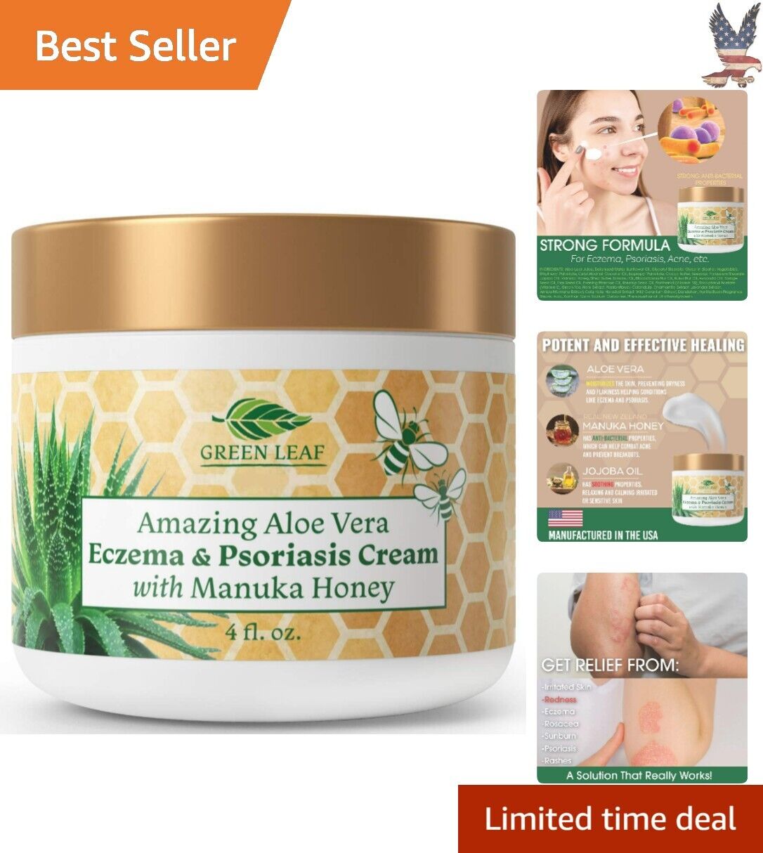 Pure Organic Calming Manuka Soothing Cream - Eczema & Psoriasis Relief