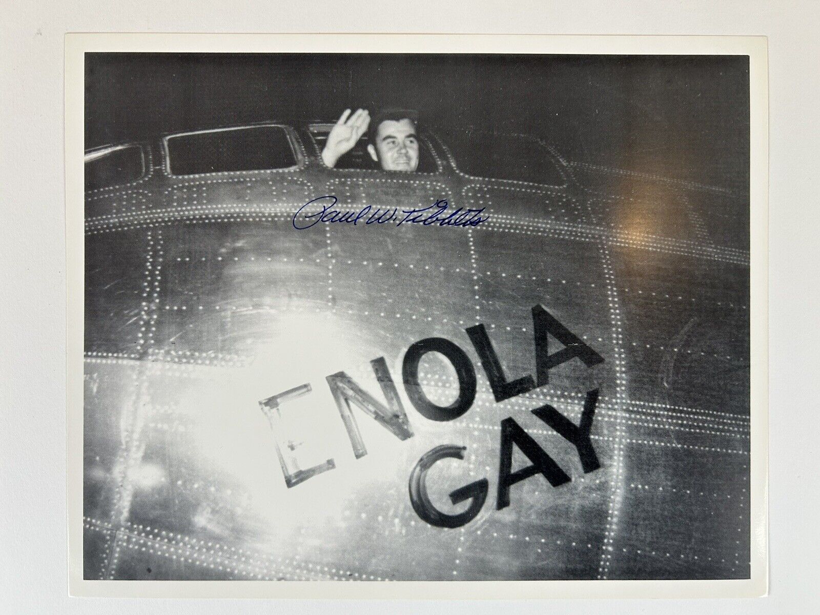 Paul Tibbets Signed 8” x 10” WWII Enola Gay Pilot