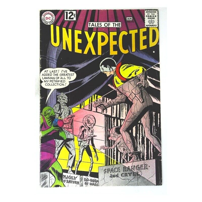 Tales of the Unexpected (1956 series) #74 in VG minus condition. DC comics [c,