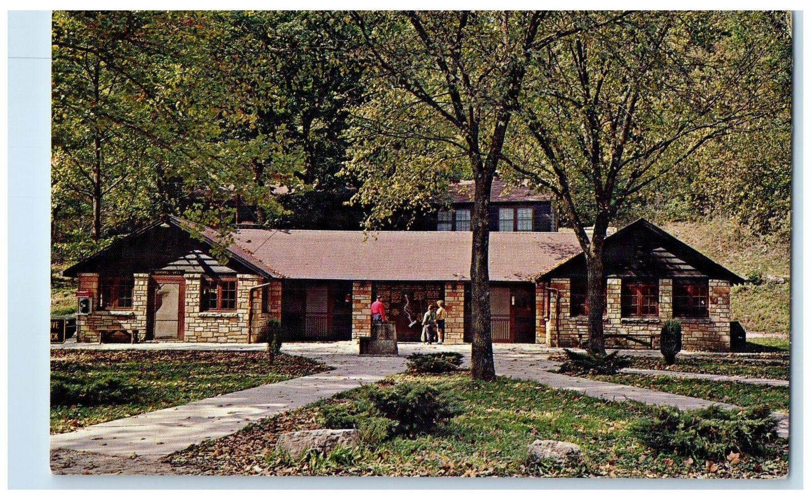 c1960s Bennett Spring Park Store Trees Lebanon Missouri MO Unposted Postcard