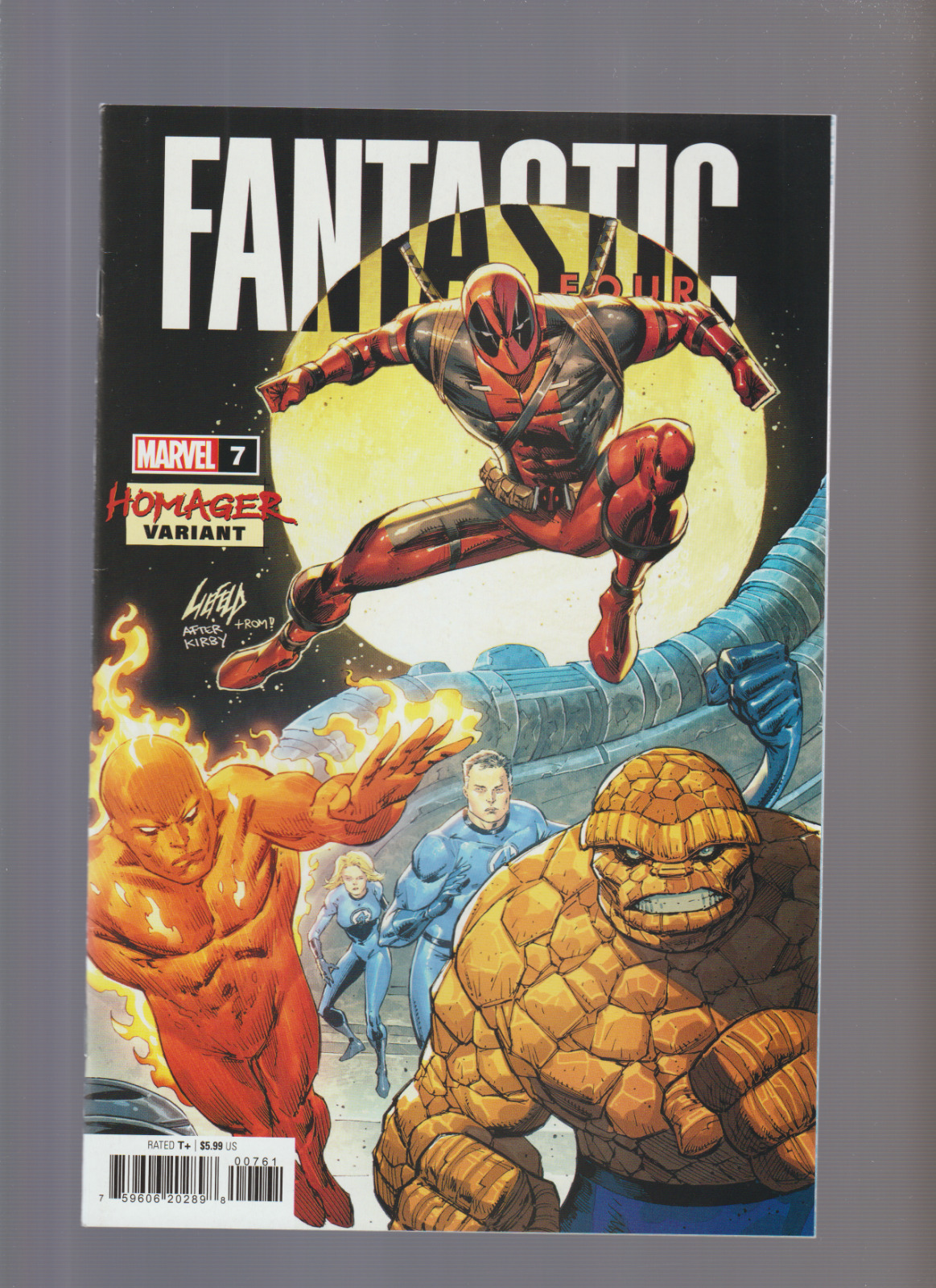 Fantastic Four #7 (2023) LGY 700 Homage #52 \