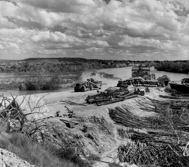 Arachide Project Lukuledi River Lindi Tanzania Africa 1940-50 OLD PHOTO