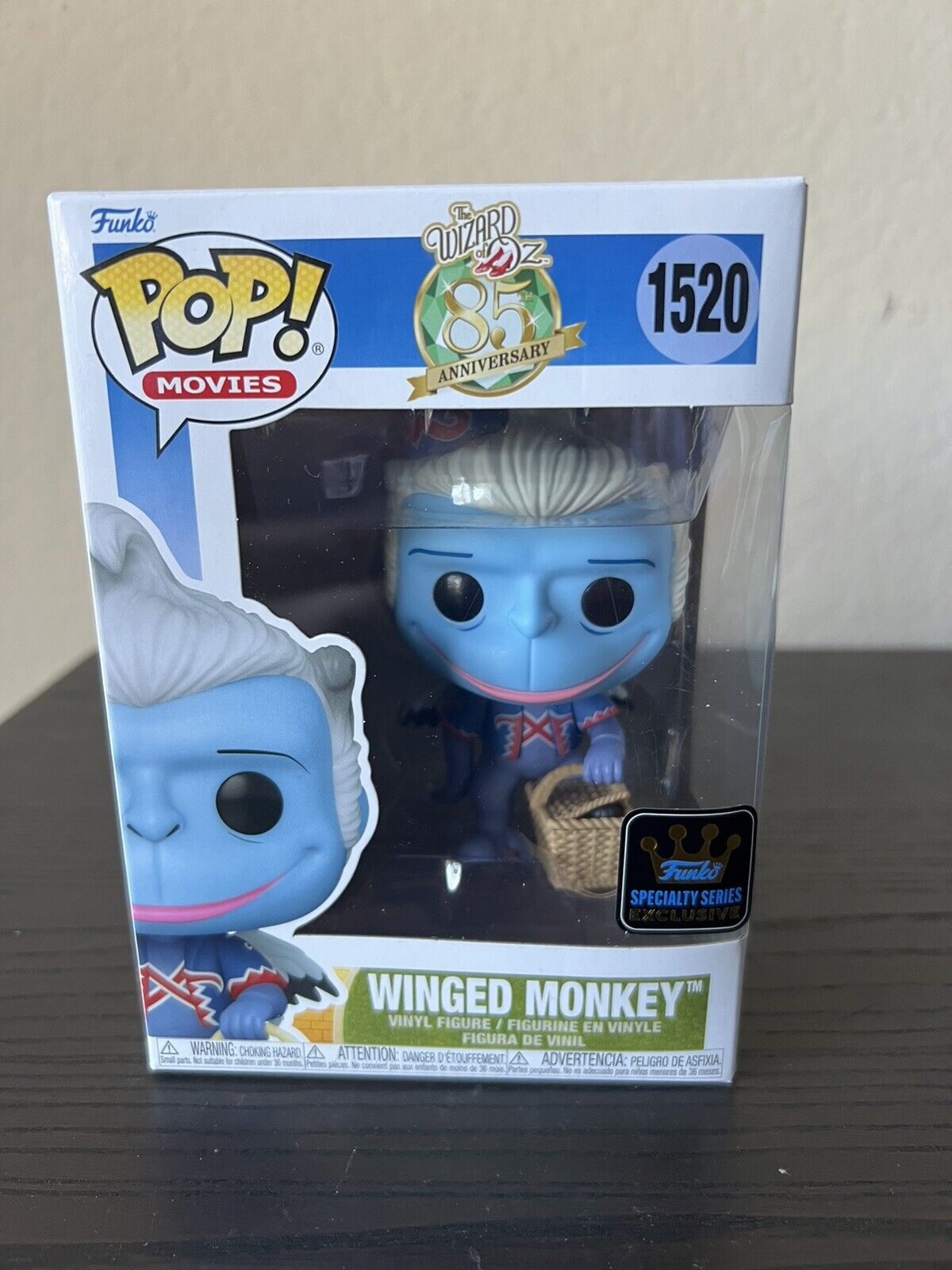 EXCLUSIVE Winged Flying Monkey Wizard of Oz Funko Pop #1520 Movies Specialty