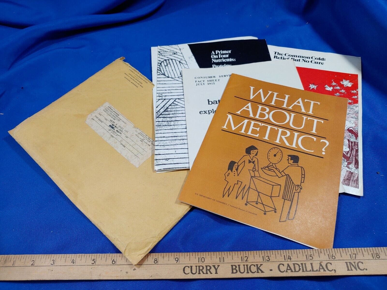 1970s US Dept of  LOT Pamphlets Abstract MCM Art Transportation Commerce FDA 