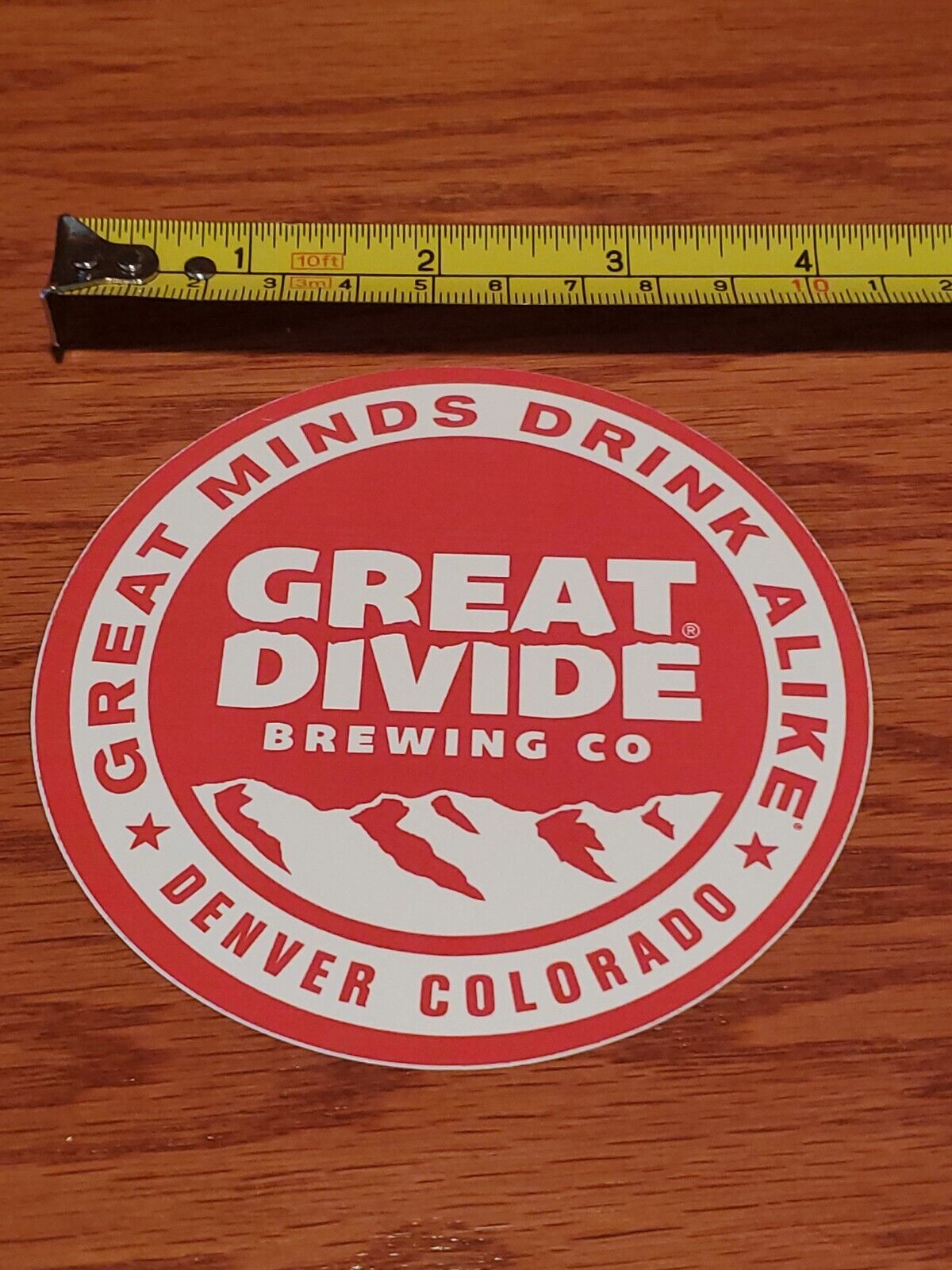 GREAT DIVIDE Brewing Co. Sticker ~NEW Craft Beer Brew Brewery Logo Decal~ Ale