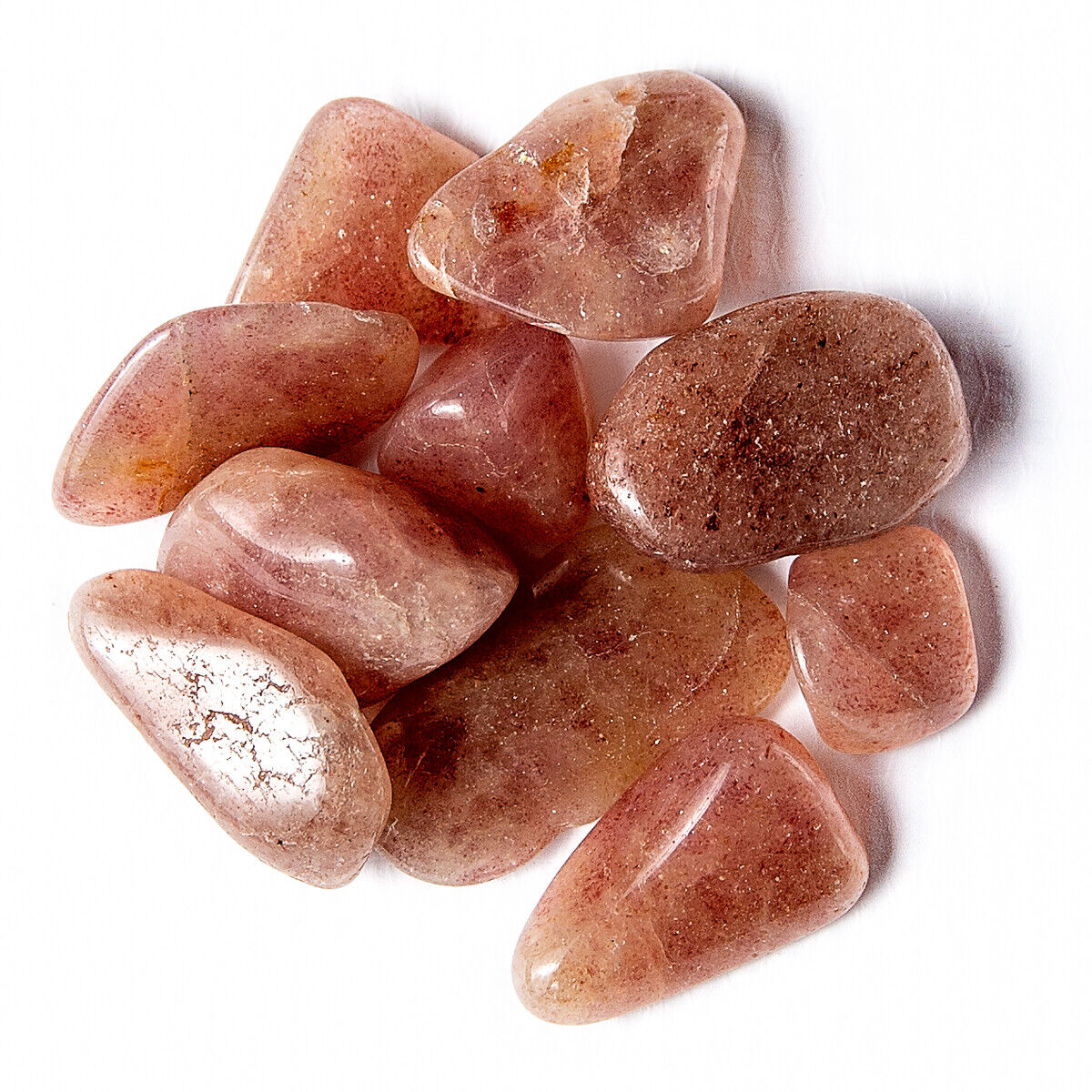 50g Tumbled Red Aventurine Gemstone Crystals 5-15 Stones Gem Rock Specimens