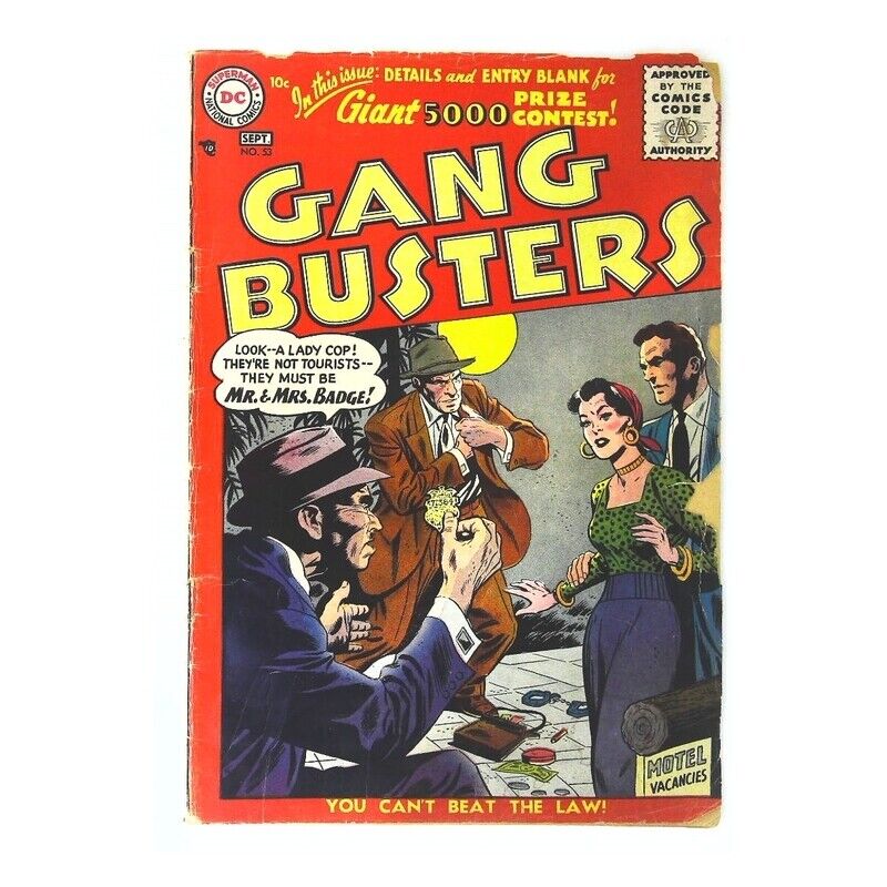 Gang Busters (1947 series) #53 in Very Good minus condition. DC comics [w`