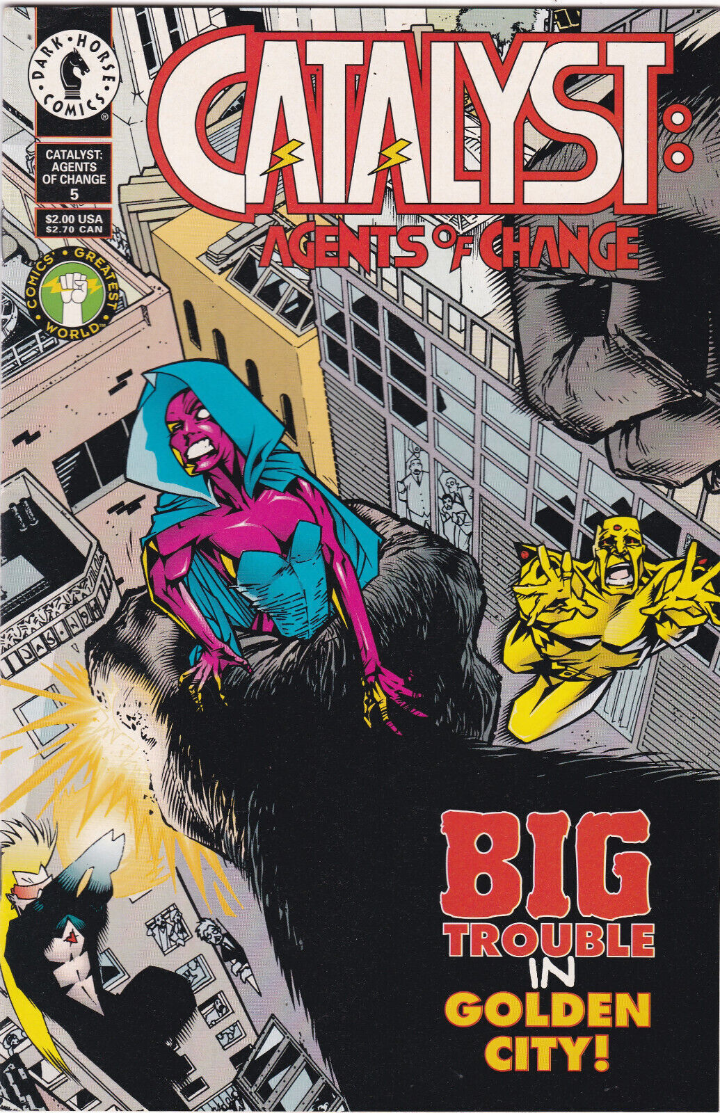 Catalyst: Agents of Change  #5 (1994)Dark Horse Comics , High Grade