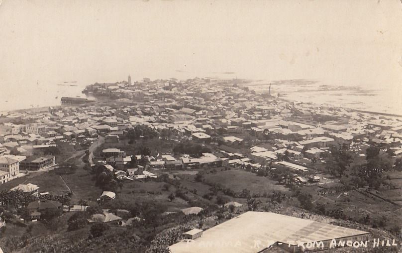 Postcard RPPC Panama RP from Ancon Hill 