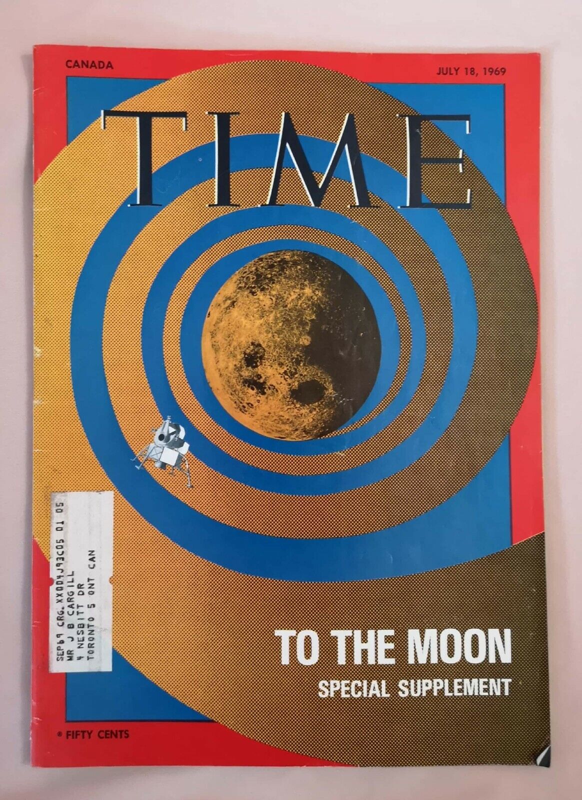 Time Magazine July 18 1969 To The Moon - Special Supplement 