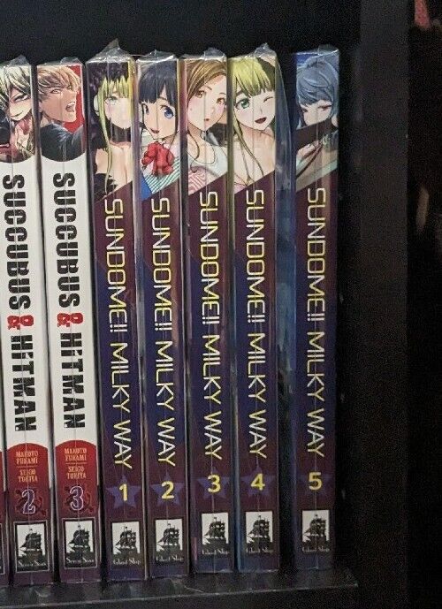 Sundome Milky Way 1-5 Manga, English, Seven Seas, Kazuki Funatsu, Mature 