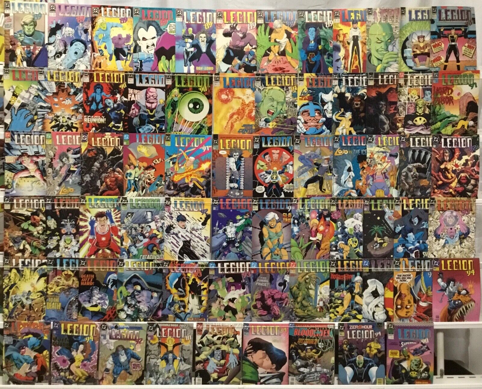 DC Comics L.E.G.I.O.N. ‘89 Run Lot 1-70 Plus Annual 1-4 Missing 10-13,36 VF 1989