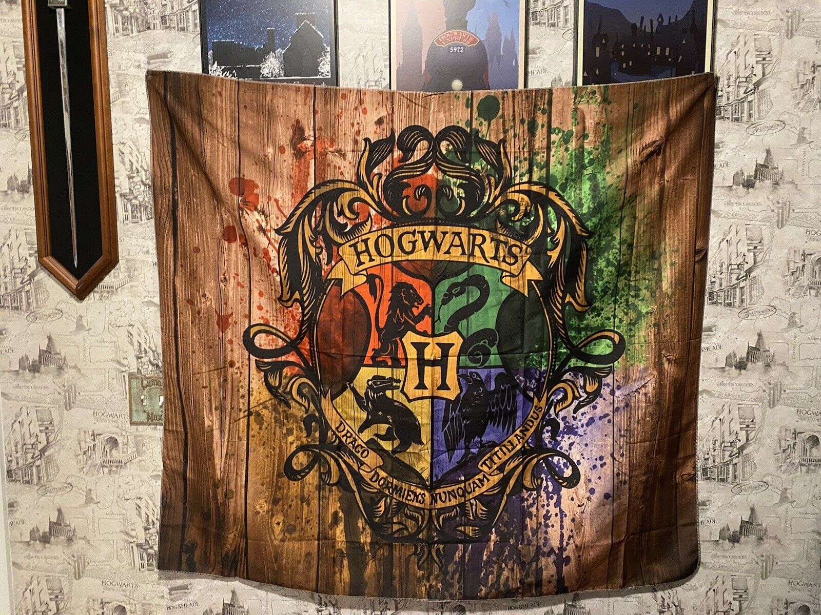 Harry Potter's Hogwarts’ Emblem Wall Drapery