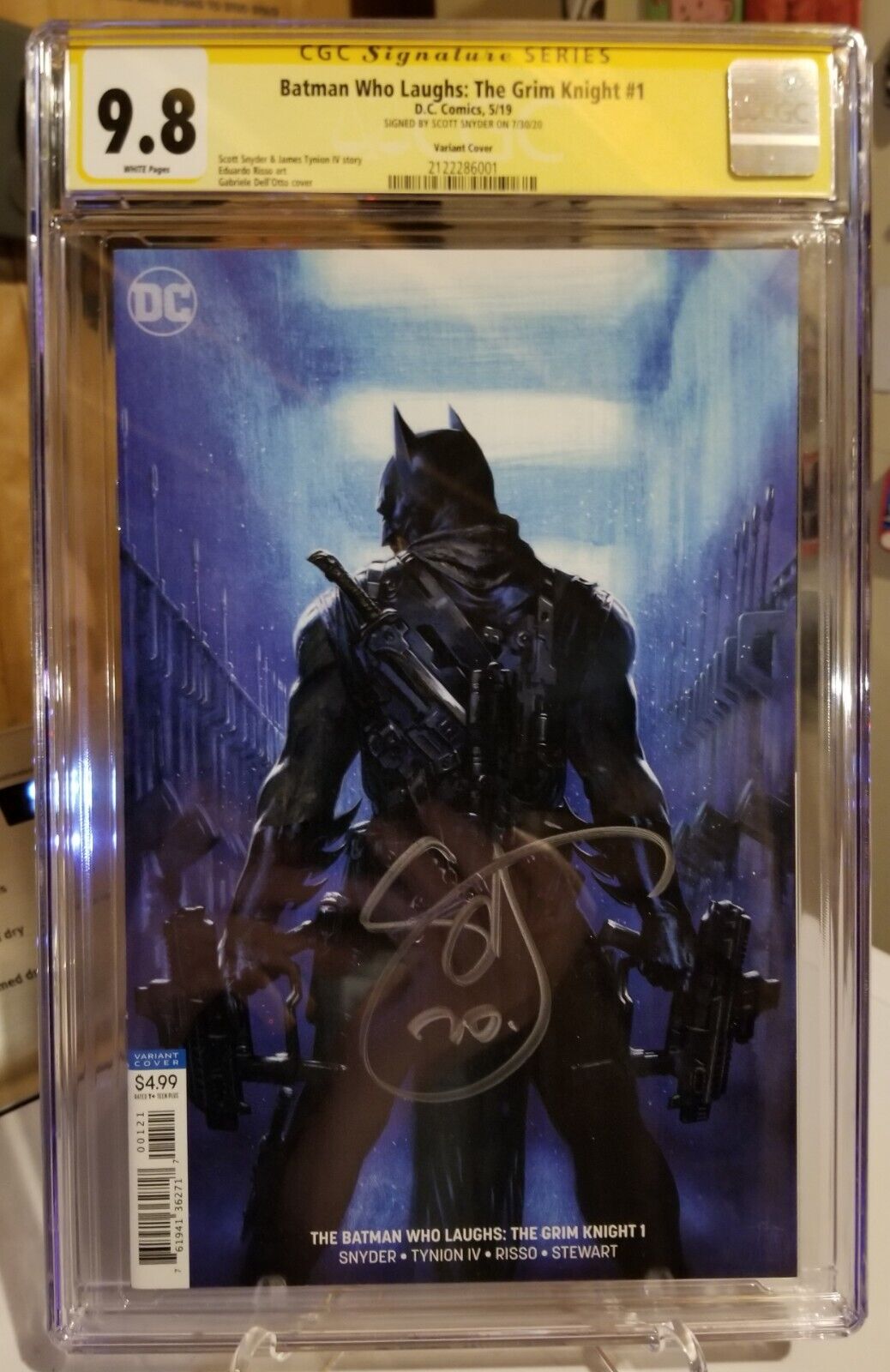 Batman Who Laughs: The Grim Knight #1 Signed CGC 9.8 Scott Snyder Graded Comic
