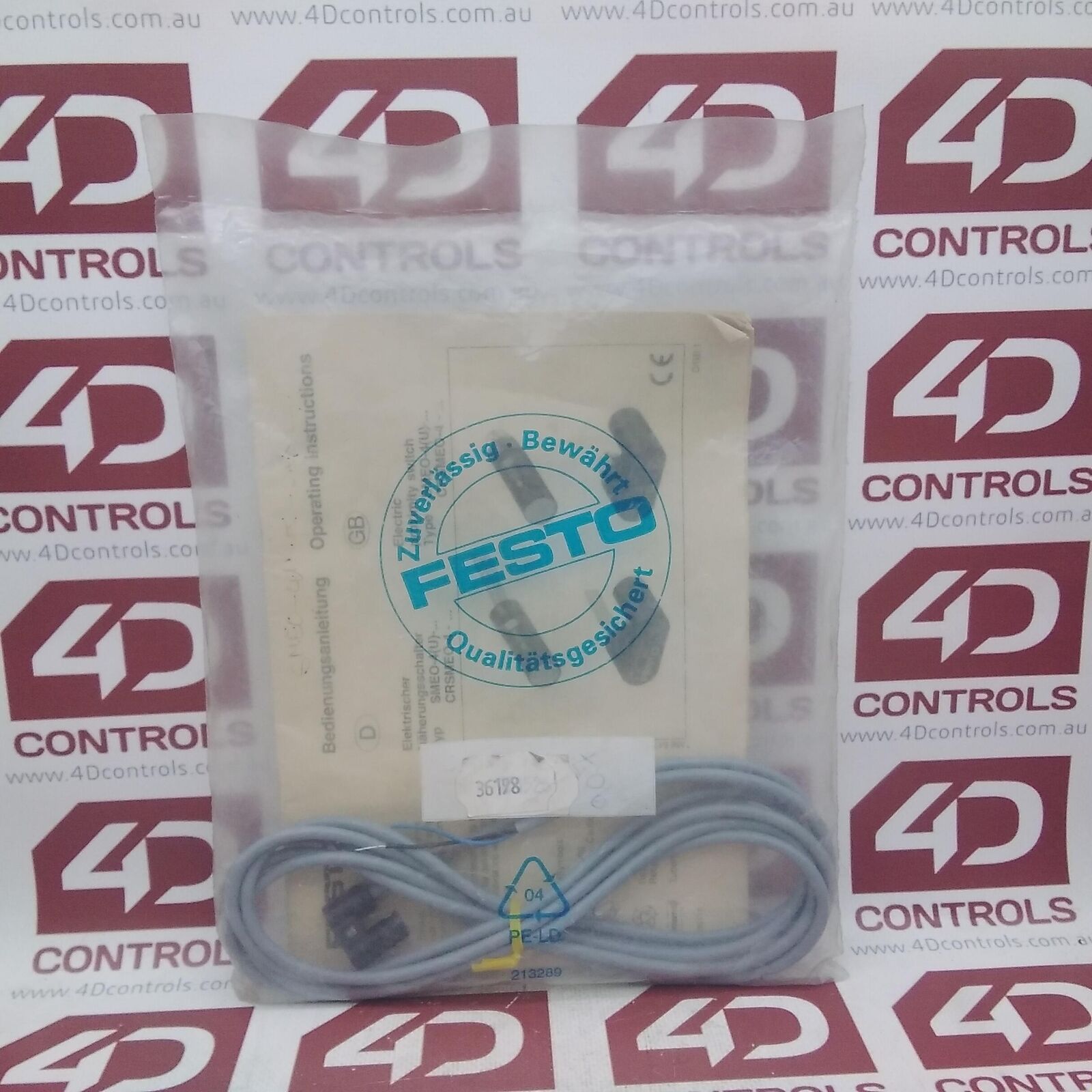 SMEO-4U-K-LED-24 | Festo | 36198 Sensor 24VDC Yellow, Surplus Sealed Package, 