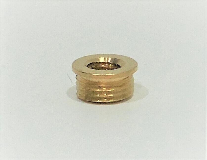 (1) Solid Brass Reducer for Lamp Shade Finials (3/8\