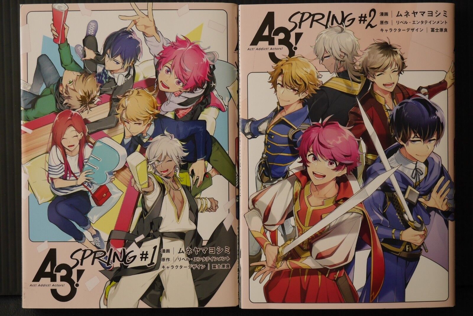 JAPAN manga LOT: A3 (Act Addict Actors) Spring vol.1+2 Complete Set