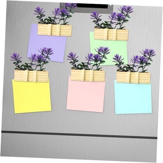 8Pcs Cute Plant Fridge Magnets Funny Mini Plant Magnets for Fridge,Simulation 
