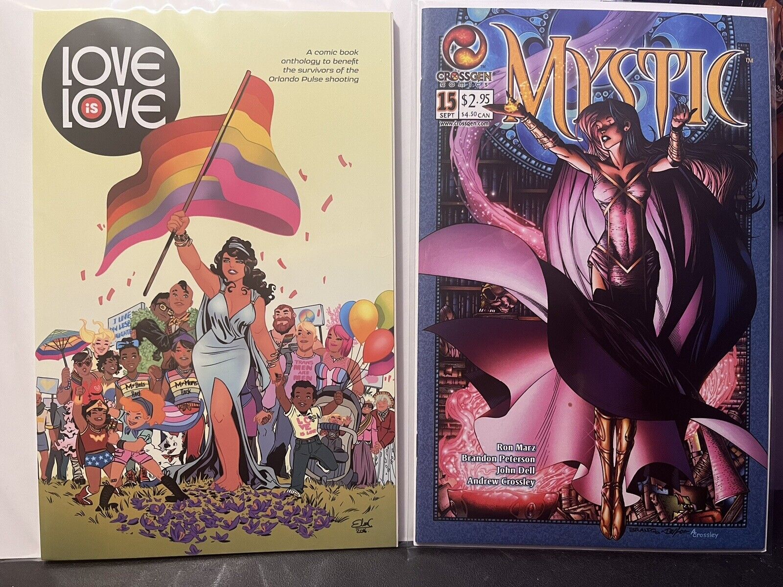 Mystic #15 And Love Is Love TPB Both 1st Appearances Of Harry Potter IDW Comics