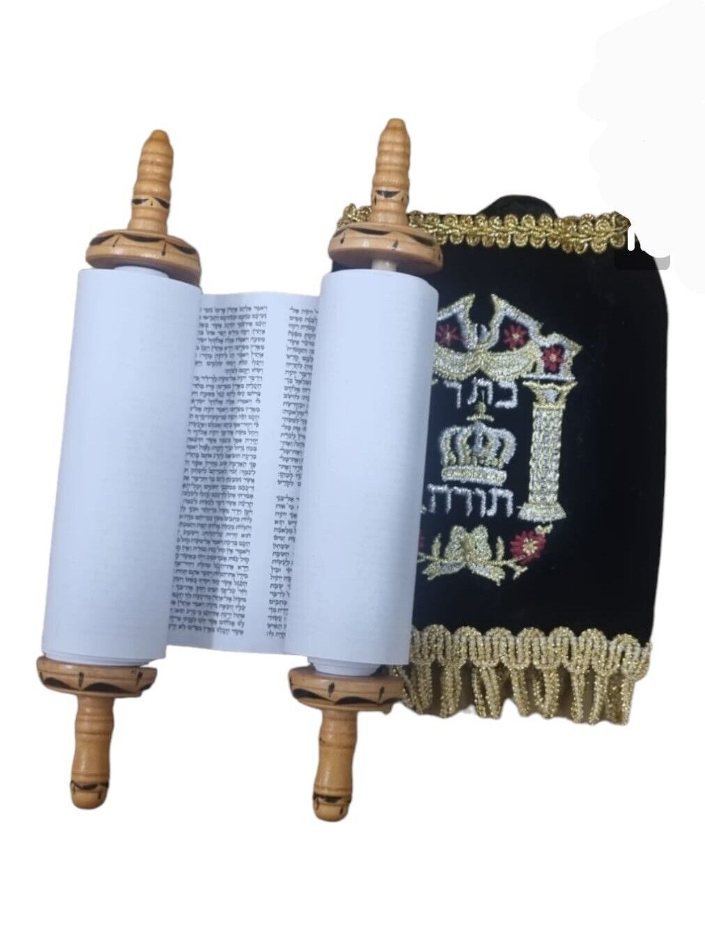 Hebrew Sefer Torah Tora Scroll Book Jewish Holy Bible Small 7.9\