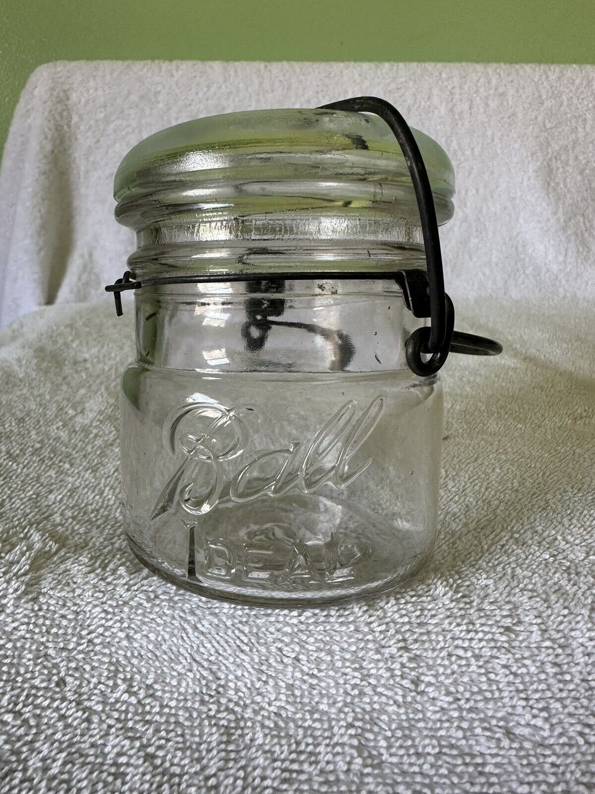 Vintage BALL Lightning “Ideal” Mason Canning Jar - (8oz/HP) (1923-1933)