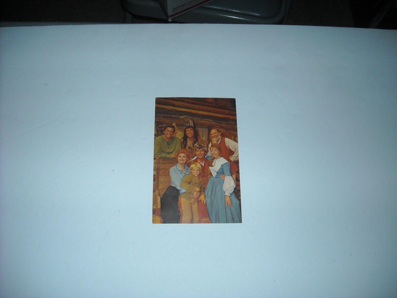 Fess Parker Daniel Boone TV Show Actors Cast Color Photo Postcard size 3.5 x 5.5