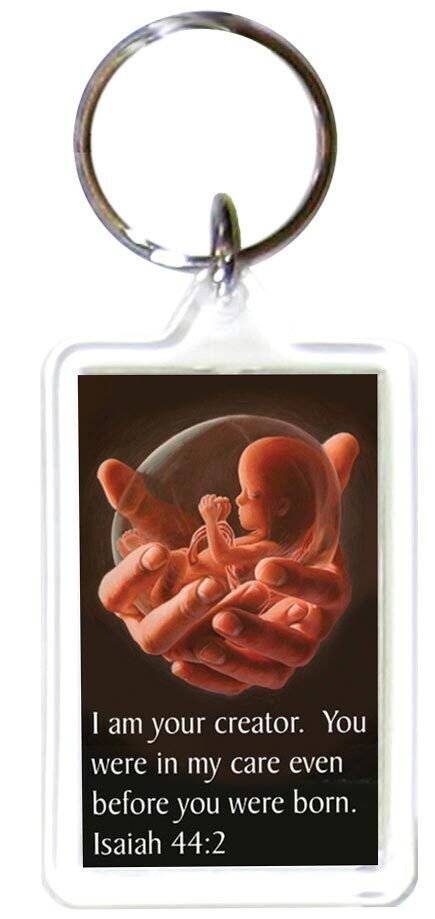 The Work of His Hands Pro-Life Key chain