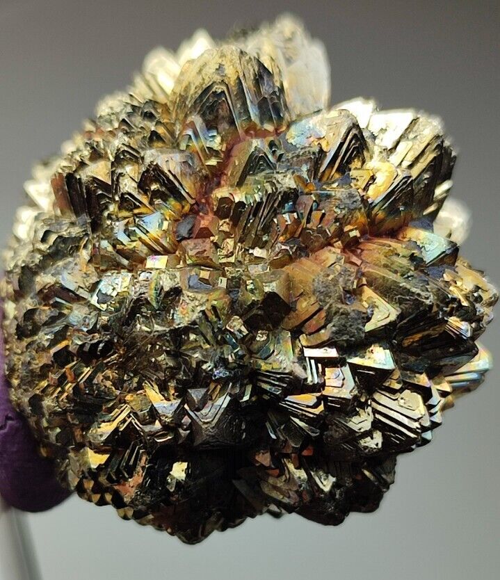 NEW FIND Pyrite/Marcasite with Iridescent effect Crystal with Star Formation- Pk