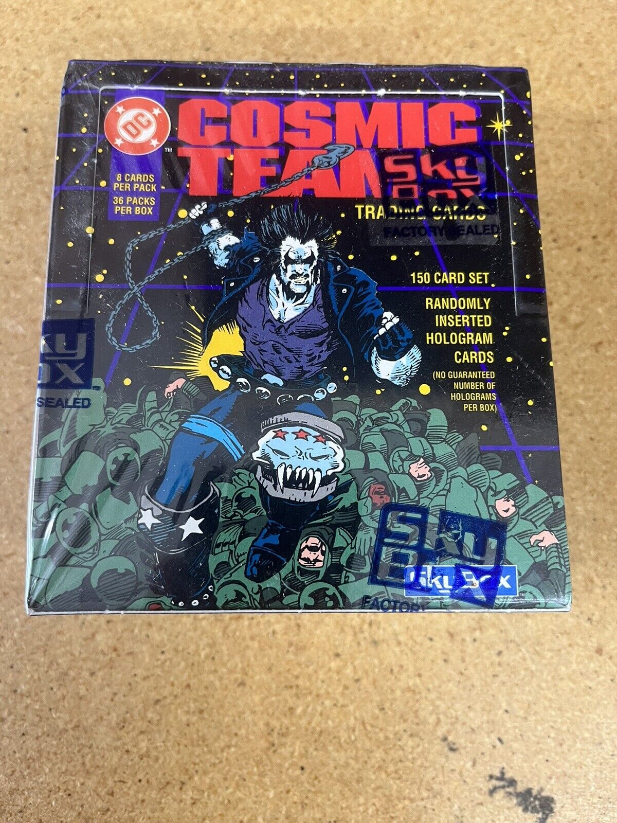 Vintage 1993 Skybox DC Comics Cosmic Teams Trading Cards Sealed Box