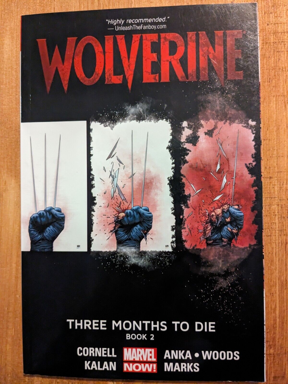 Wolverine:Three Months To Die  Book 2 Logan Marvel Comics 
