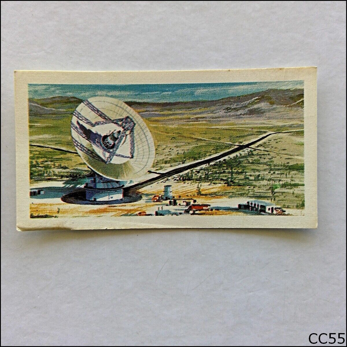 Brooke Bond Tea Card The Race Into Space 1971 #28 Goldstone Mars Station (CC55)