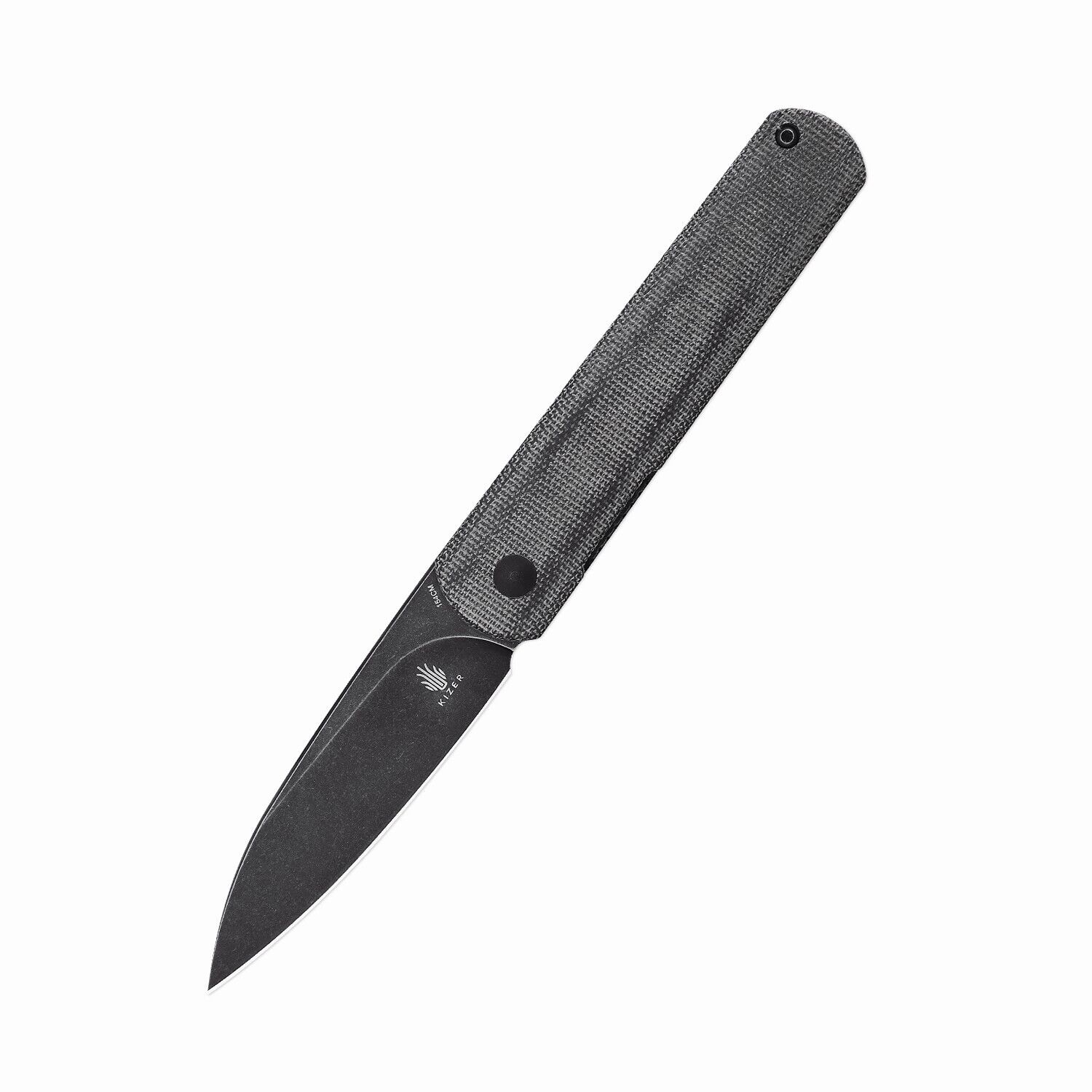 Kizer Feist(XL) EDC Knife Black Micarta Handle 154CM Steel Pocket Knife V4499C2