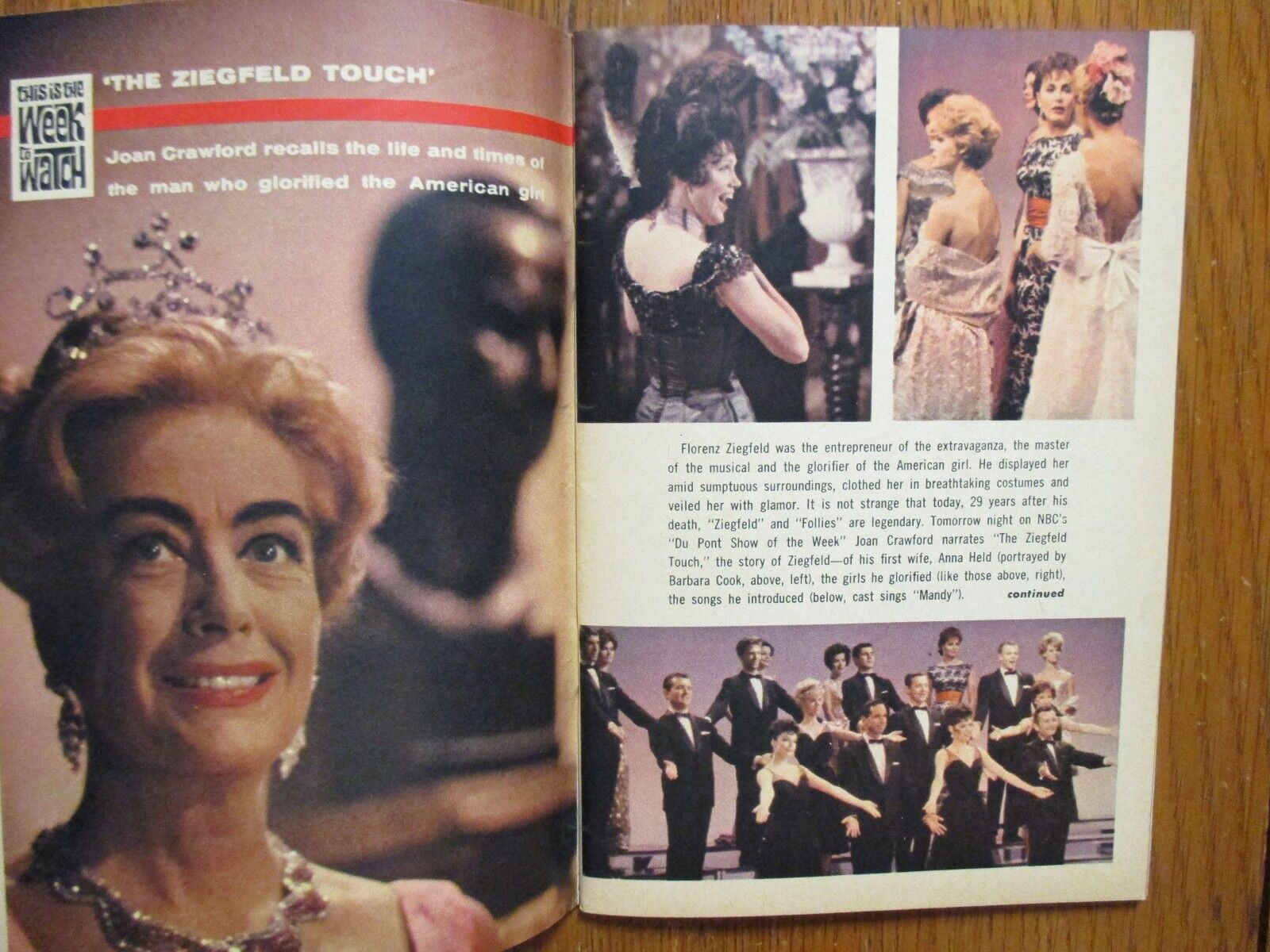 Oct. 28-1961 TV Guide(THE ZIEGFELD TOUCH/JOAN CRAWFORD/LAURENCE OLIVIER/BOB HOPE