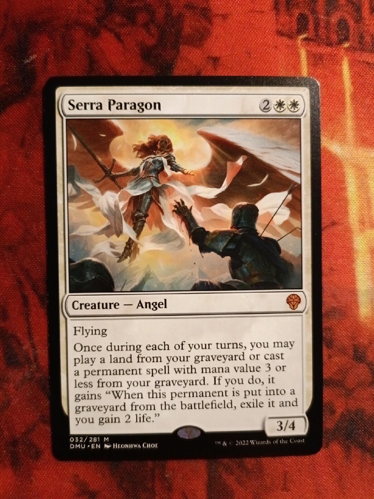 MTG Magic The Gathering Serra Paragon Dominaria United Mythic Rare Card 