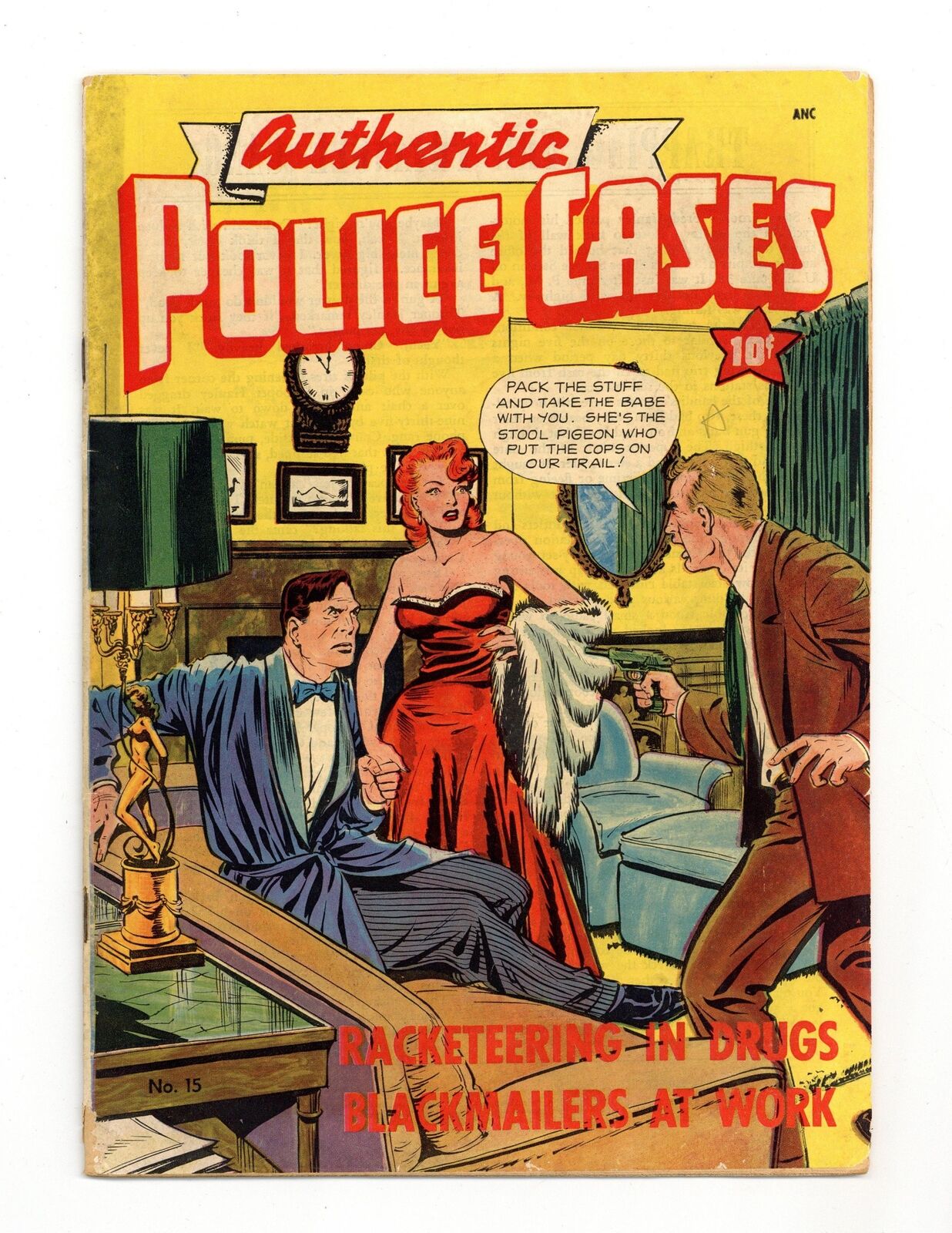 Authentic Police Cases #15 VG 4.0 1951