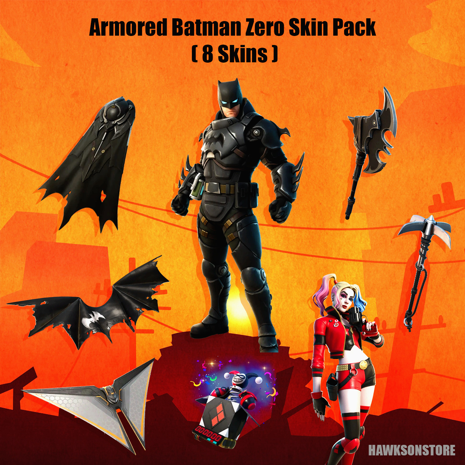 Fortnite: Armored Batman Zero Skin Pack (DLC) - Global 