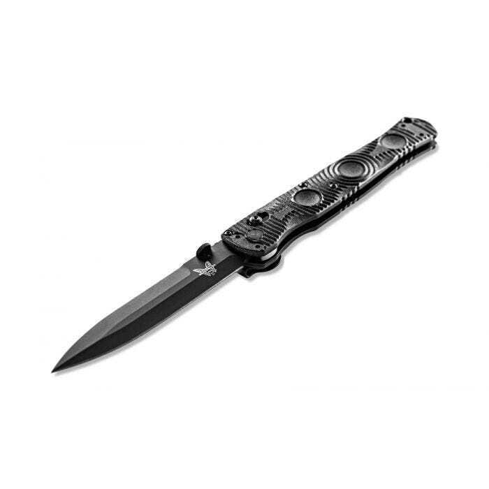 Benchmade Knives SOCP Folder 391BK Black CPM-D2 Semi-Stainless Black CF-Elite