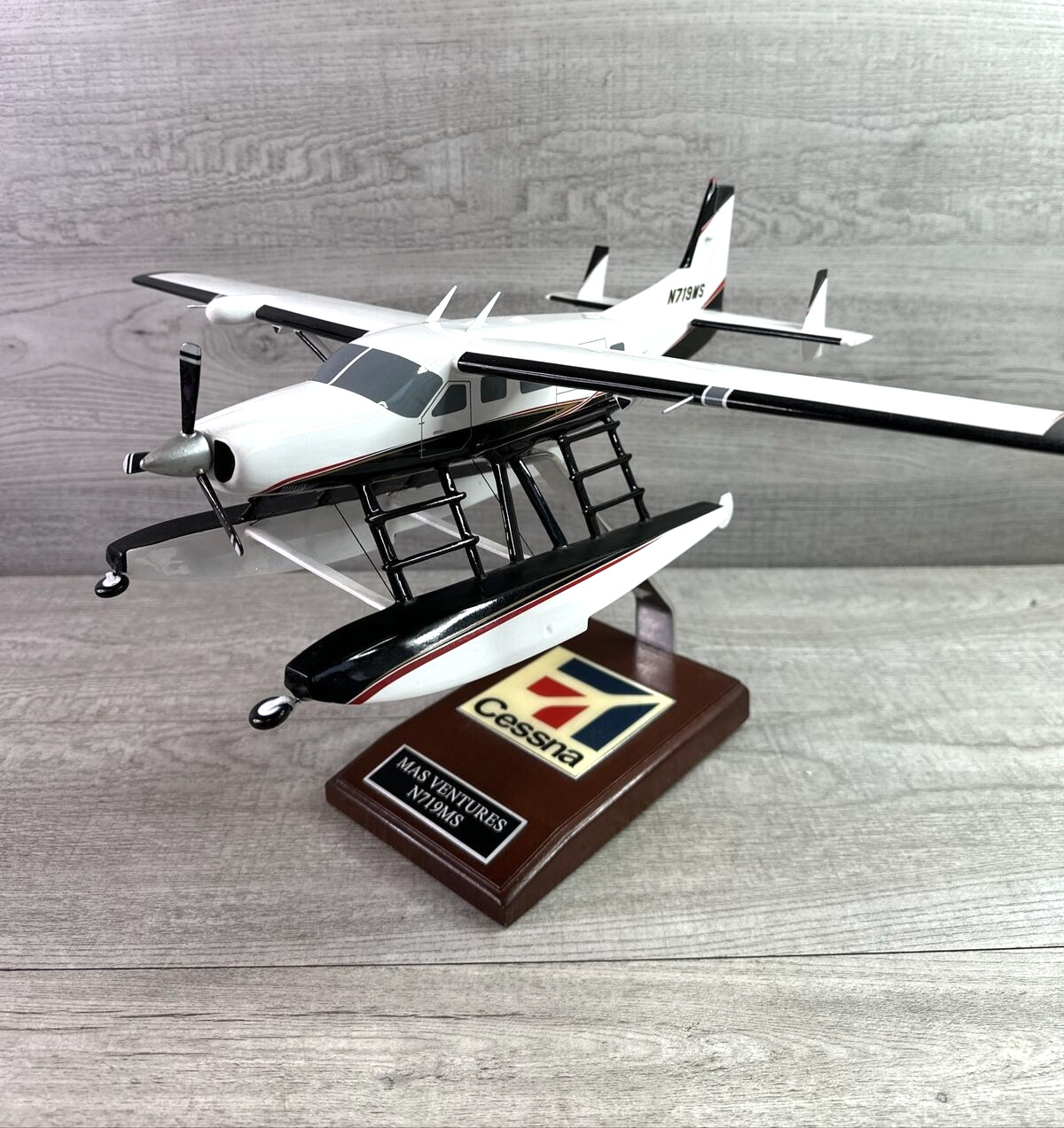 Cessna Mas Ventures N719MS Amphibian Desk/Shelf Display FDM Model Airplane