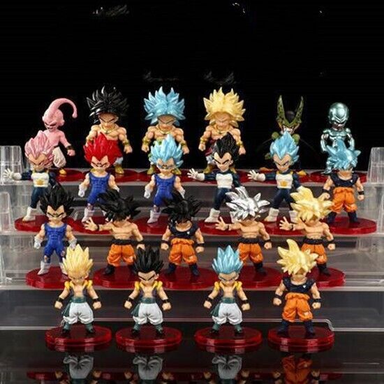 Dragon Ball Z Figures Lot of 21pcs Super Saiyan Action Figure Toys Set Kids Gift