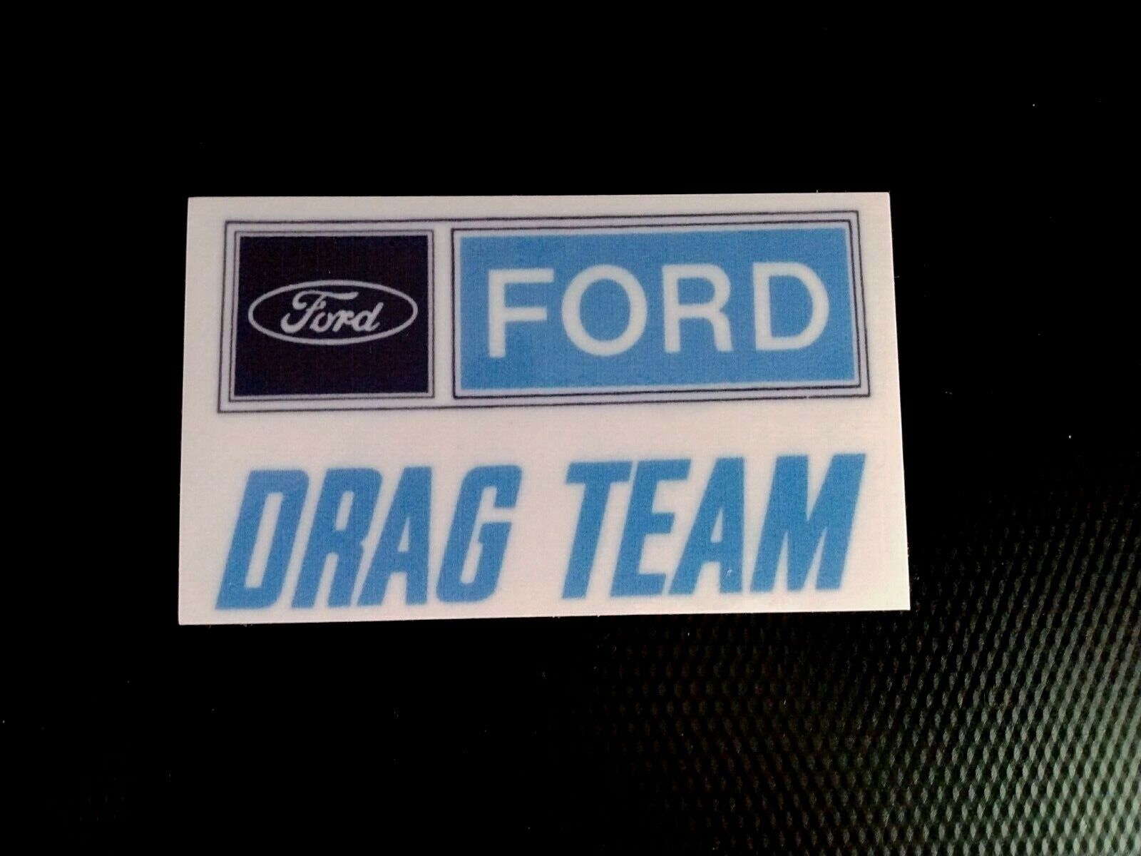 Classic Ford Drag Team Sticker 
