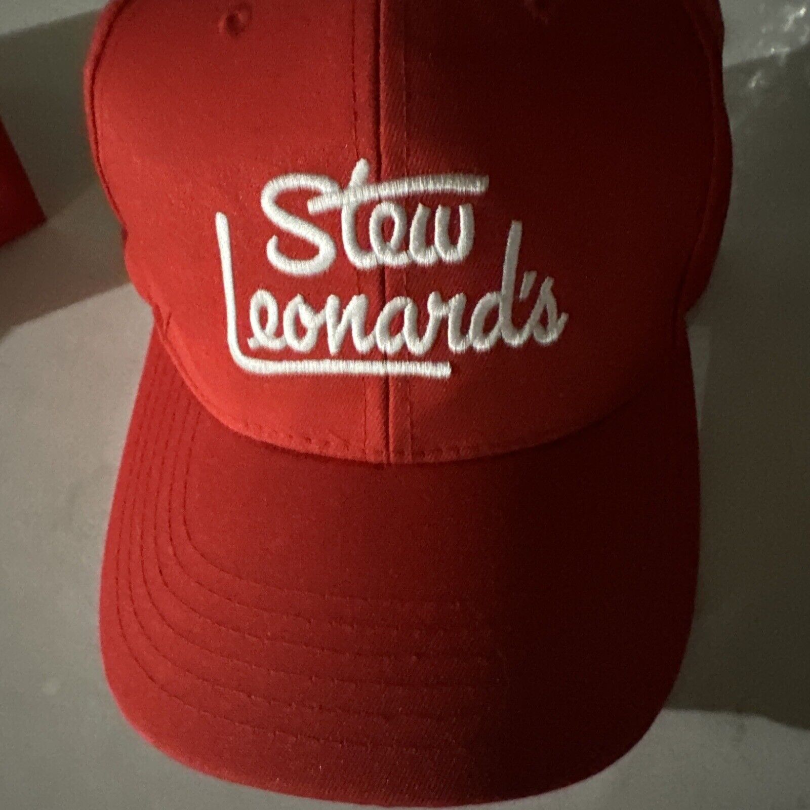 Stew Leonard’s Supermarket Hat  Grocery Store Dairy Logo Chain NY NJ CT